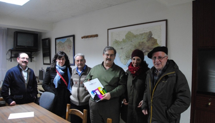 Con miembros de asociaciones de las comunidades extremeña y andaluza.
